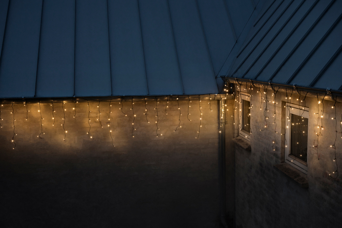 Basis lysslynge med istapper, 800 LED, 23,85 meter